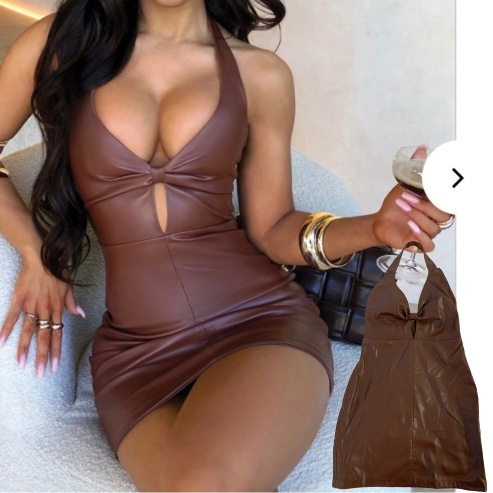 BabyBoo: Renata Mini Dress - Chocolate